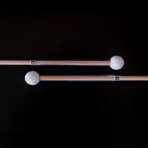 Custom mallets for playing metal and ceramic objects. Commissioned by Louise Devenish.